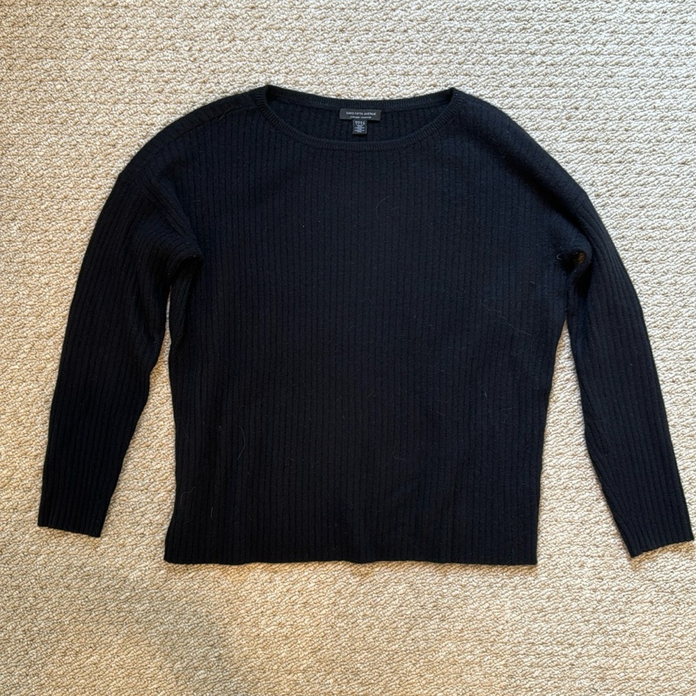 Saks 5th Ave., Cashmere sweater